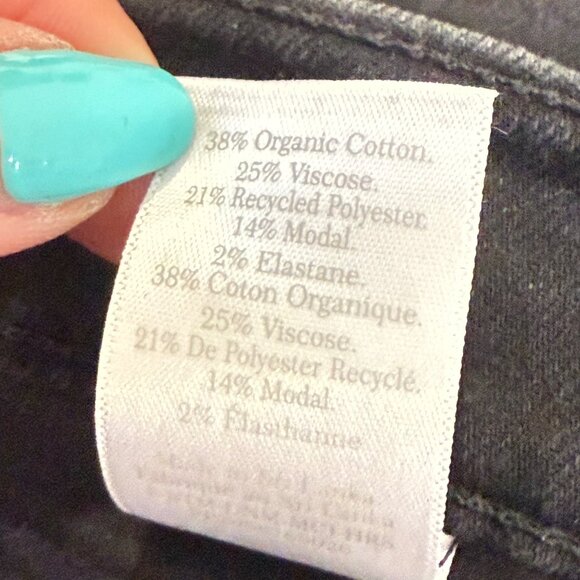 Everlane The Way High Skinny Ankle Jean Black Size 29 - Picture 5 of 8